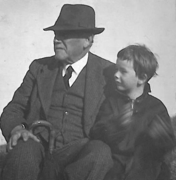 Großvater und Enkel